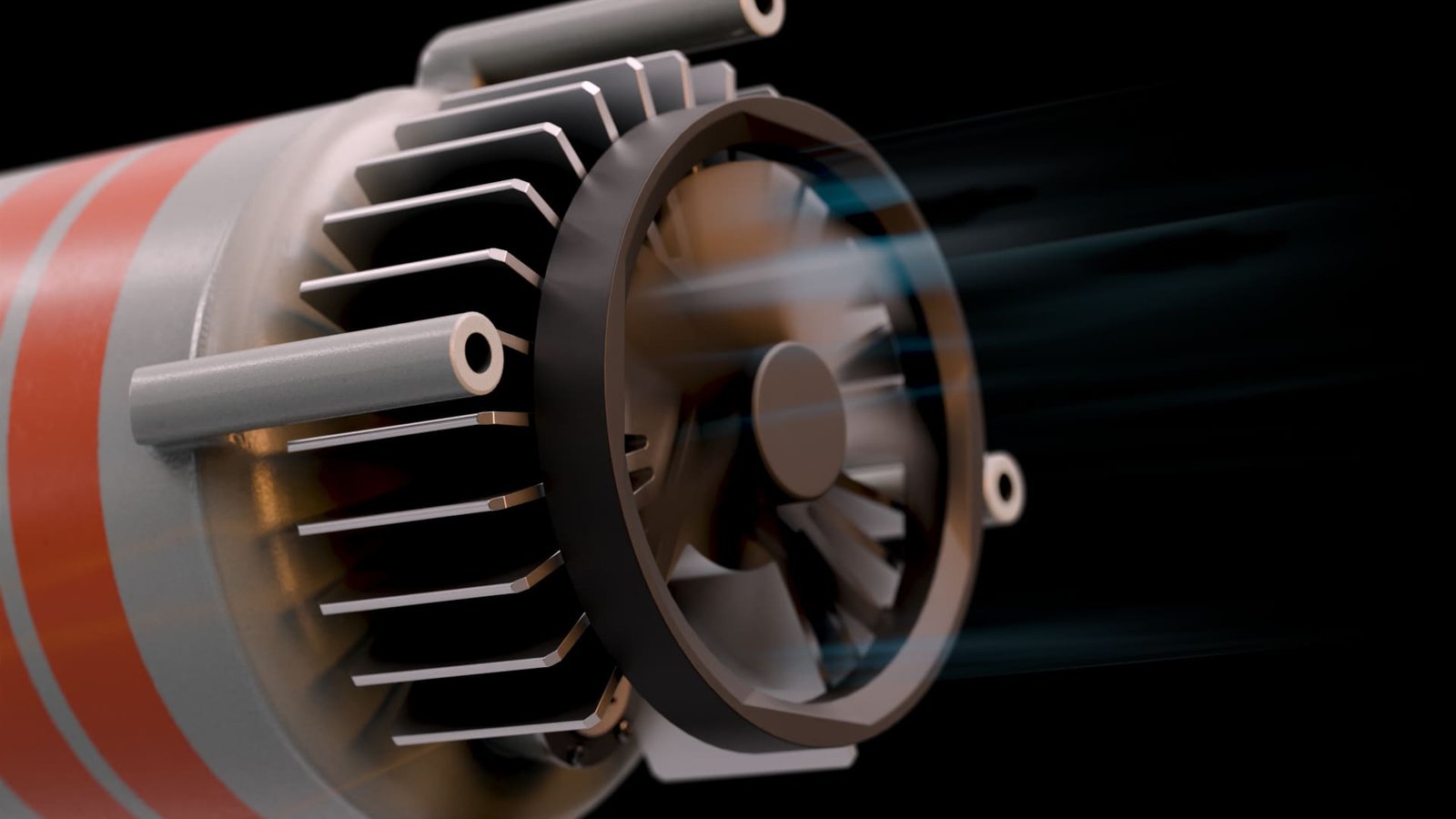 Active cooling of the working structure